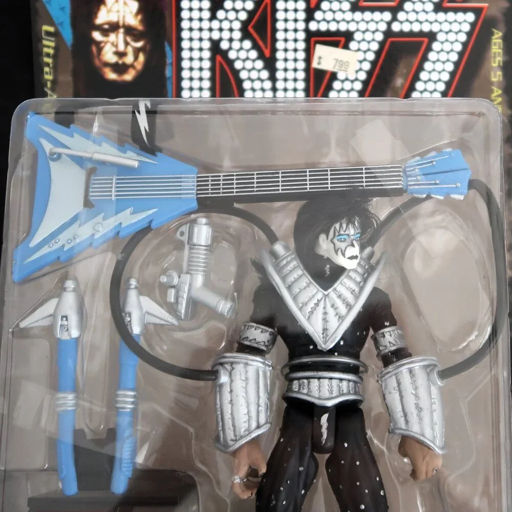 McFarlane Toys Kiss Ace Frehley Guitar Transforms into Space Sled Action Figure - Picture 6 of 9